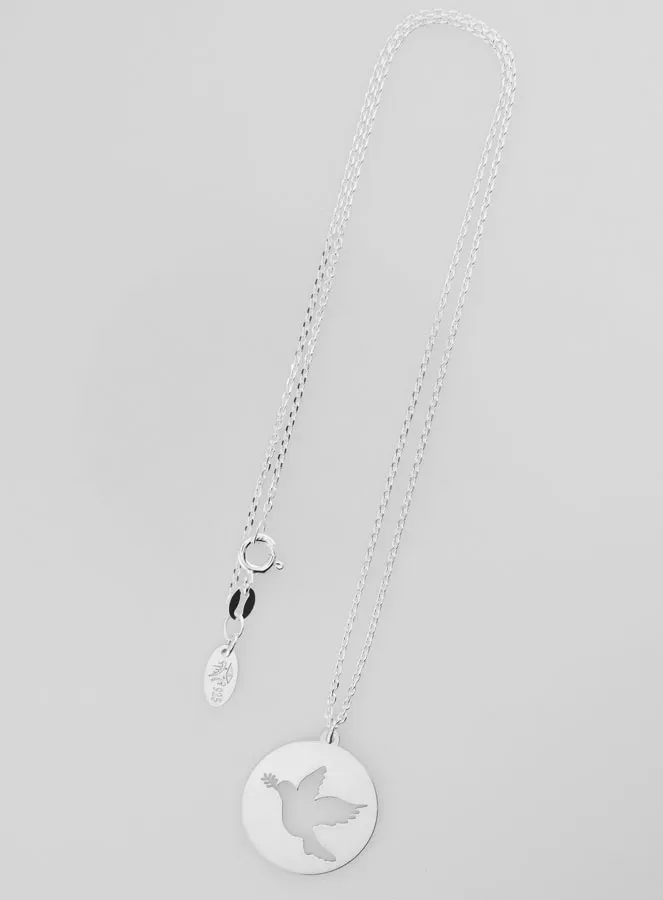 Religiöse Halskette Taube - 925er Silber (pic 2)