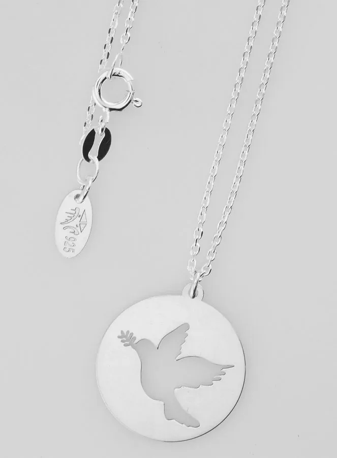 Religiöse Halskette Taube - 925er Silber (pic 4)