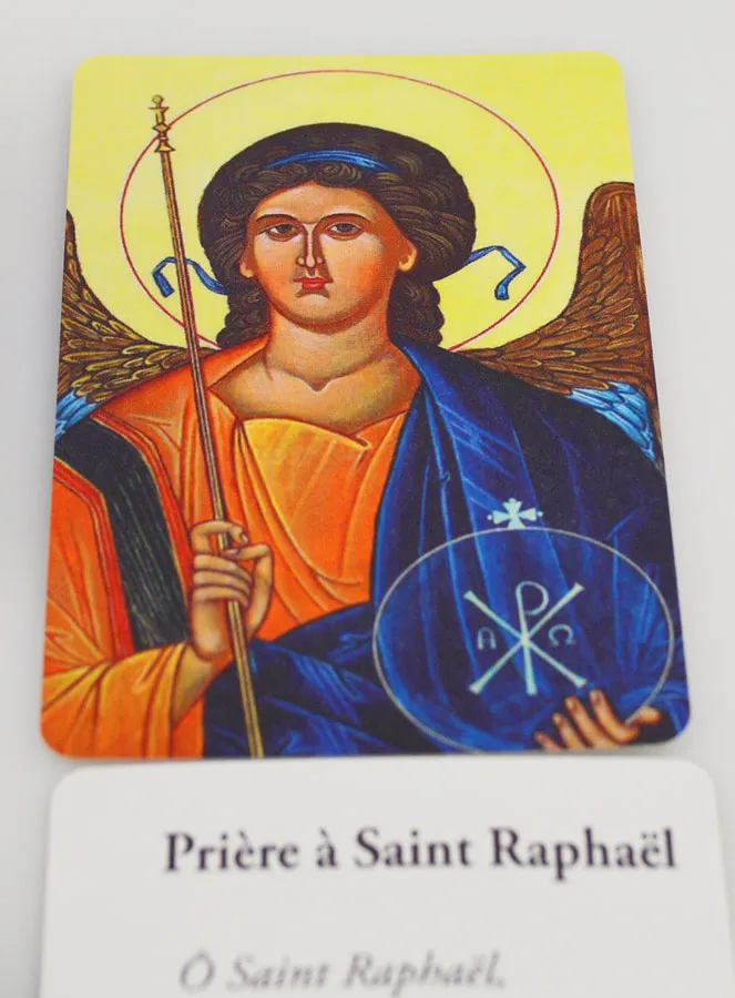Religiöse Räucherbox Heiliger Gabriel und Gebet (pic 4)