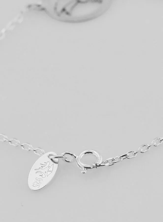 Armband aus Massiv Silber - Taube und Zweig (pic 4)