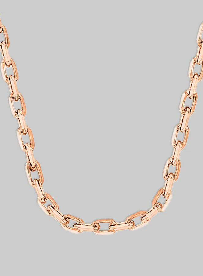 Halskette 45cm Anker Gliederung 1,4mm - Roségold Vergoldet (pic 1)