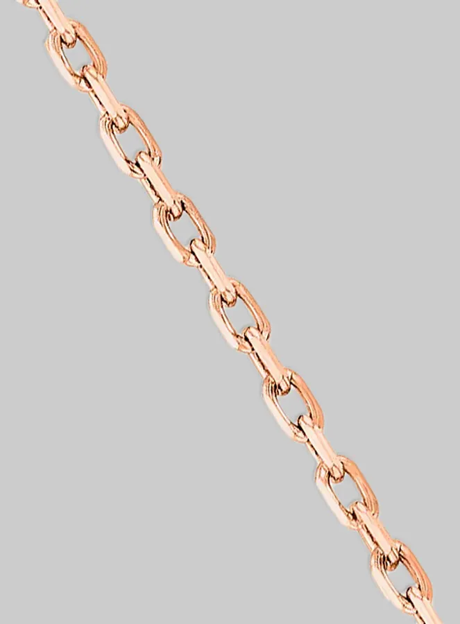 Halskette 45cm Anker Gliederung 1,4mm - Roségold Vergoldet (pic 2)