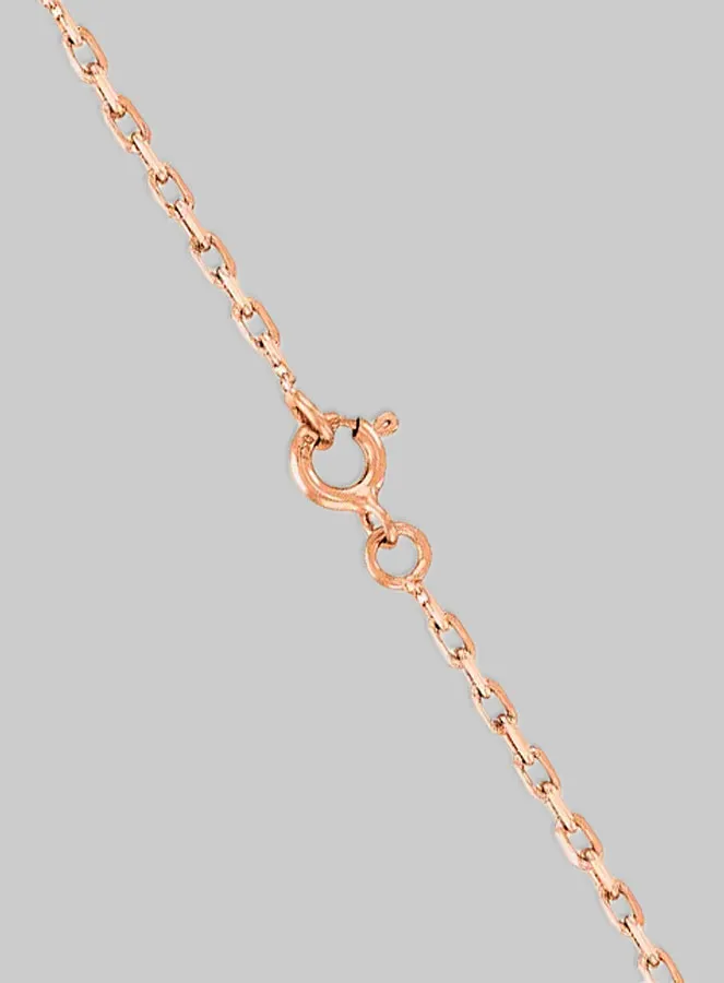Halskette 45cm Anker Gliederung 1,4mm - Roségold Vergoldet (pic 3)