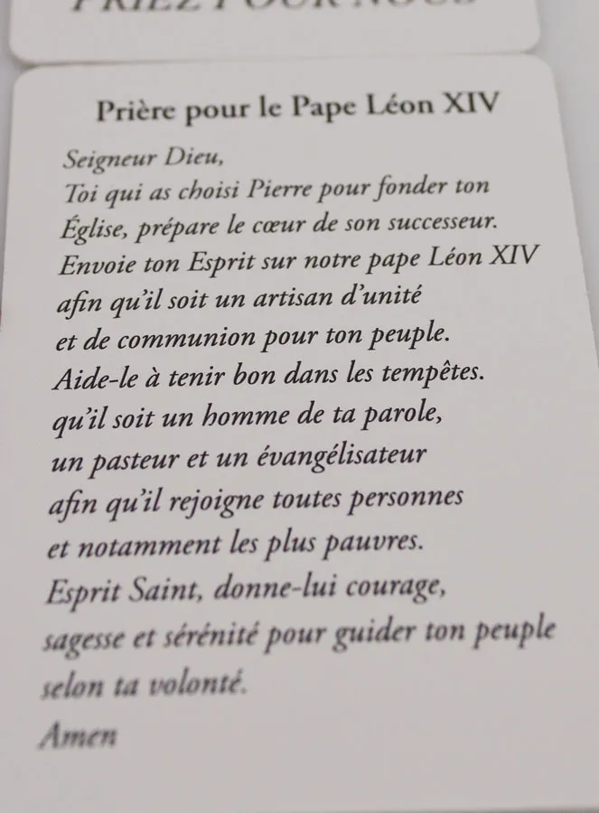 Religiöser Weihrauch Palo Santo und Gebet für Papst Leo XIV (pic 4)
