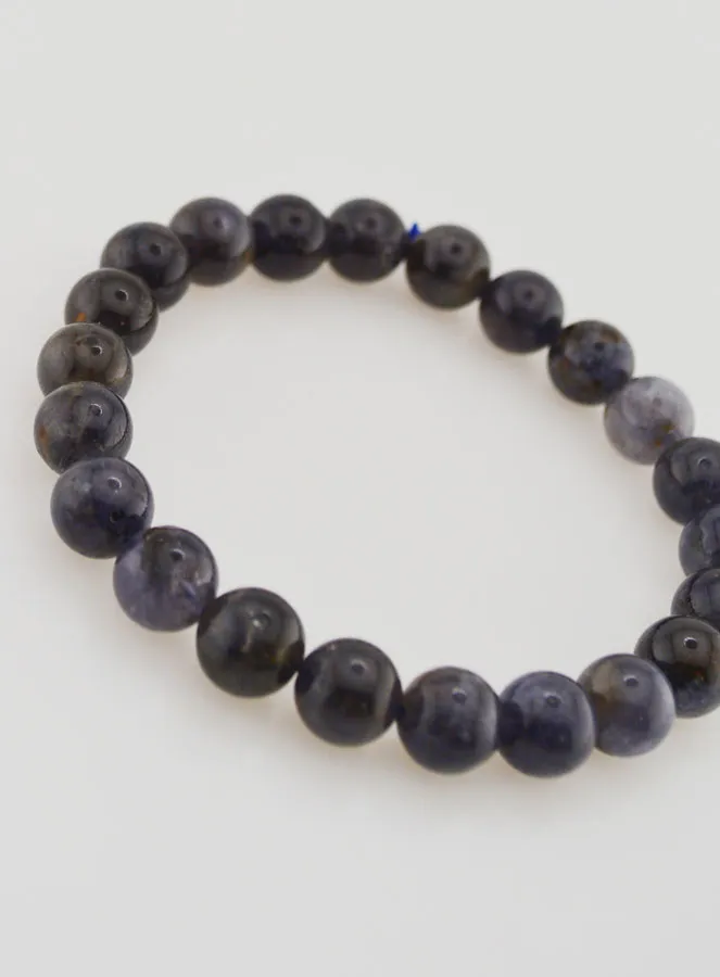 Edelstein Armband aus Cordierit Iolith - 8 mm (pic 3)