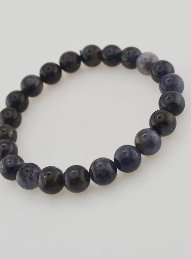 Edelstein Armband aus Cordierit Iolith - 8 mm (pic 4)