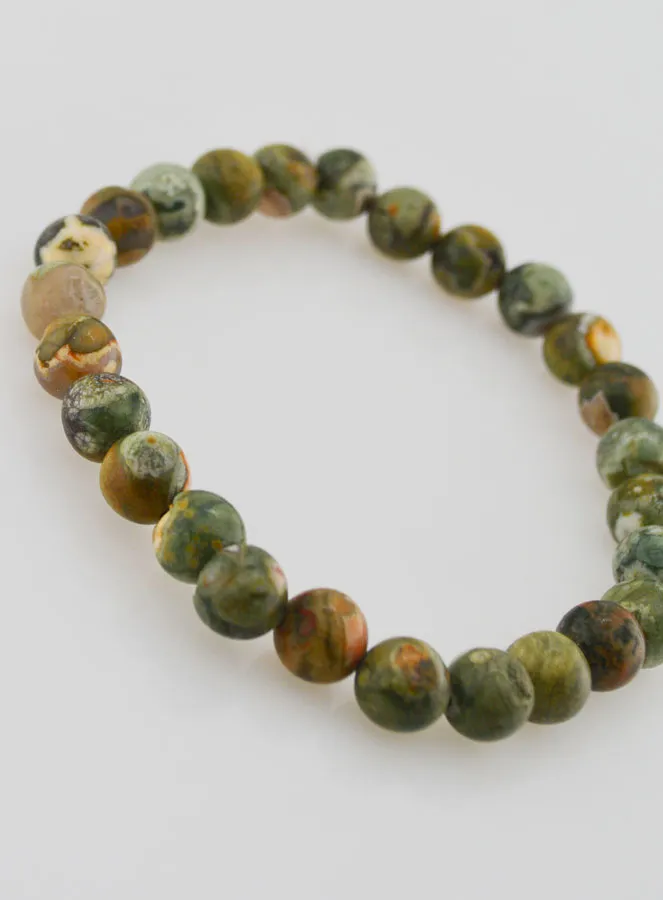 Edelstein Armband aus Rhyolith - 8 mm (pic 3)