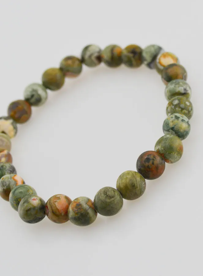 Edelstein Armband aus Rhyolith - 8 mm (pic 4)