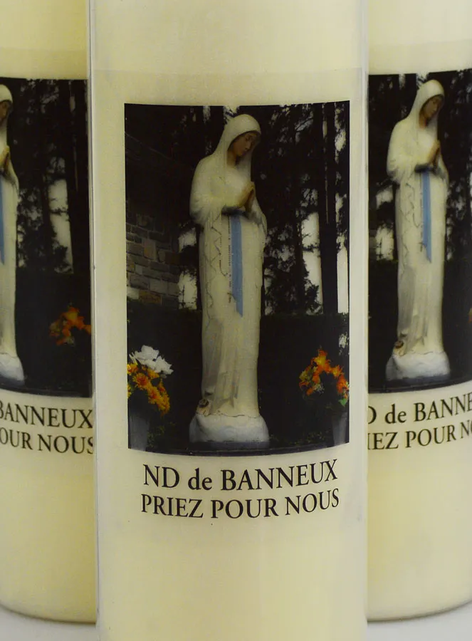 3 Novenen-Kerzen Gottesmutter von Banneux (pic 3)