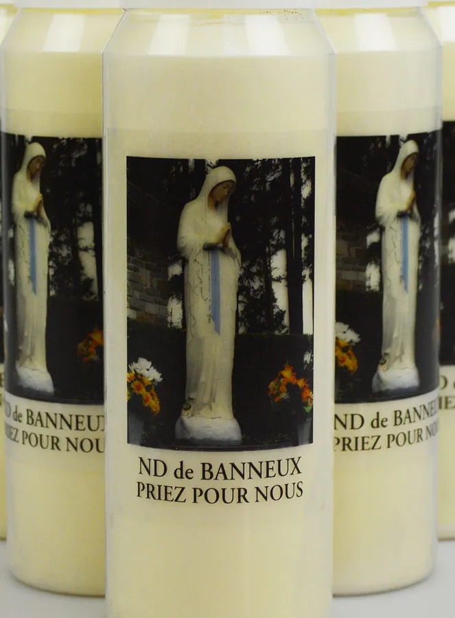 6 Novenen-Kerzen Gottesmutter von Banneux (pic 3)