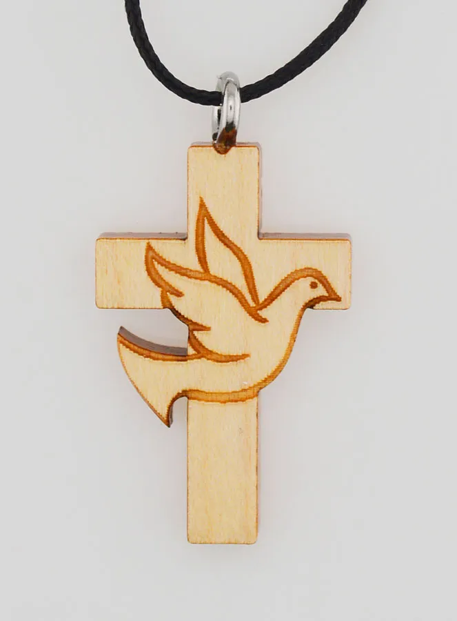 Anhänger Kreuz Firmung - Friedenstaube (pic 1)