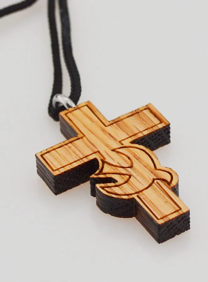 Anhänger Kreuz Firmung - Taube Heiliger Geist (pic 3)