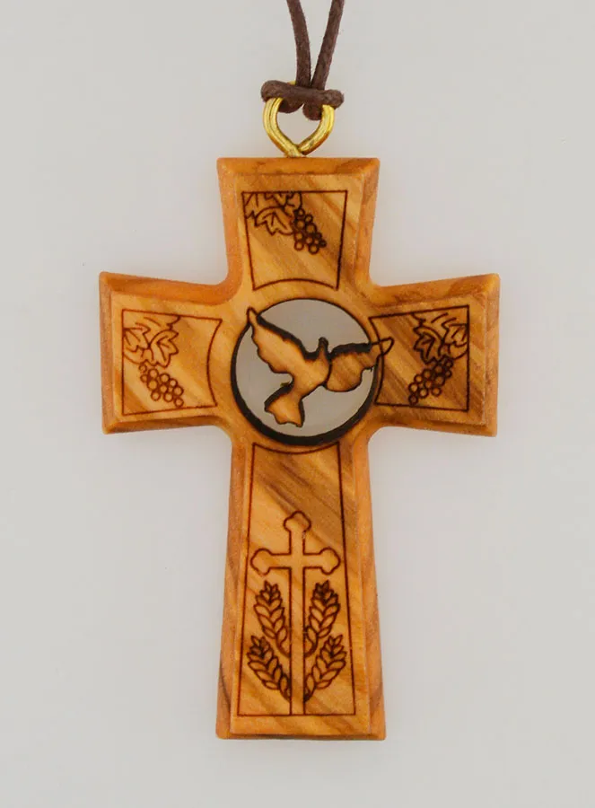 Kreuz Anhänger Firmung - Heilige Geist Taube (pic 1)