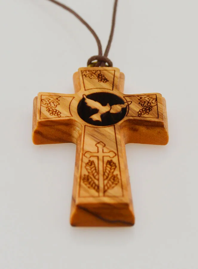 Kreuz Anhänger Firmung - Heilige Geist Taube (pic 2)