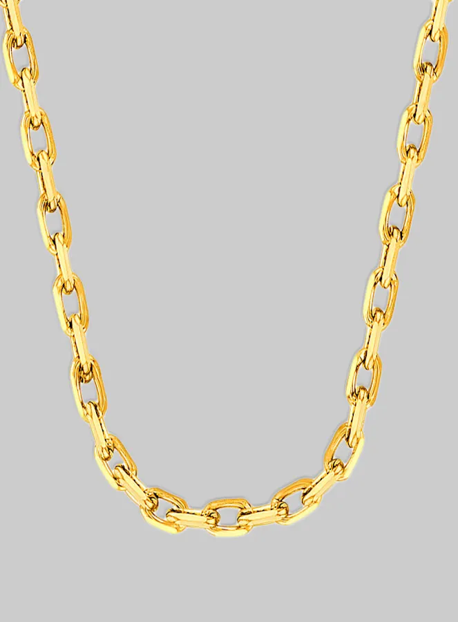 Halskette 50 cm Vergoldet - 1,4 mm Anker Kette (pic 1)