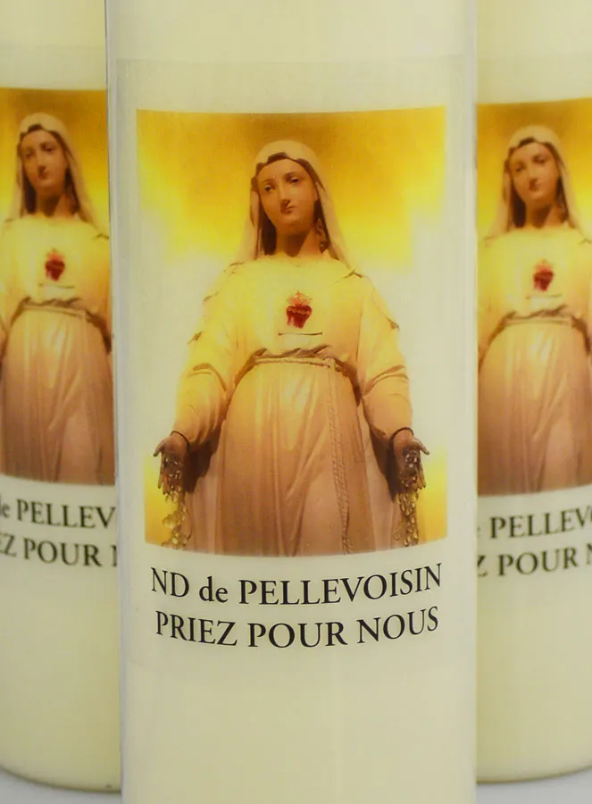 3 Novenen-Kerzen Muttergottes von Pellevoisin (pic 3)