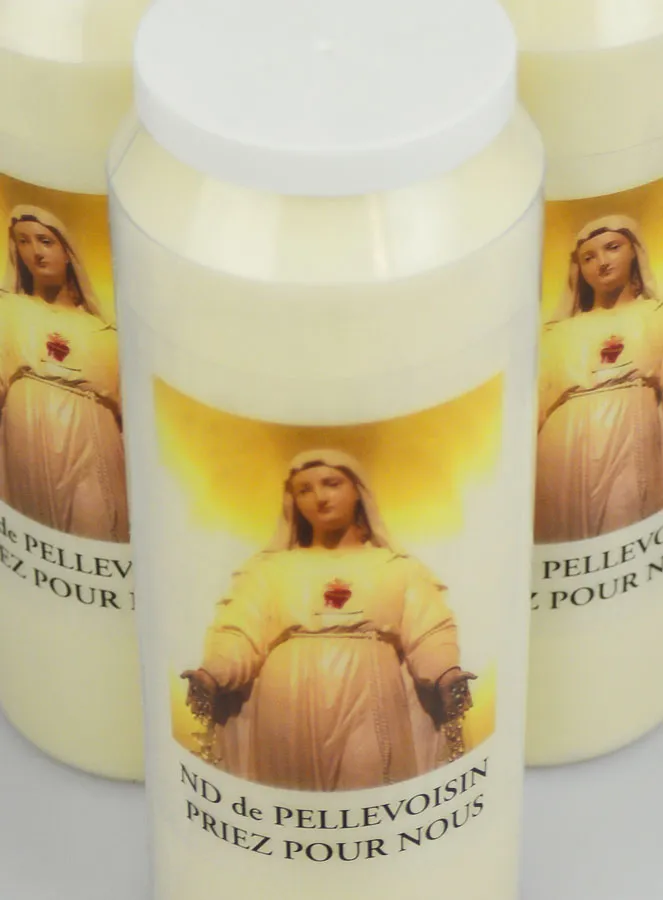 3 Novenen-Kerzen Muttergottes von Pellevoisin (pic 4)