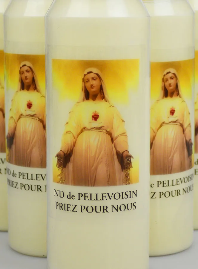 6 Novenen-Kerzen Muttergottes von Pellevoisin (pic 3)