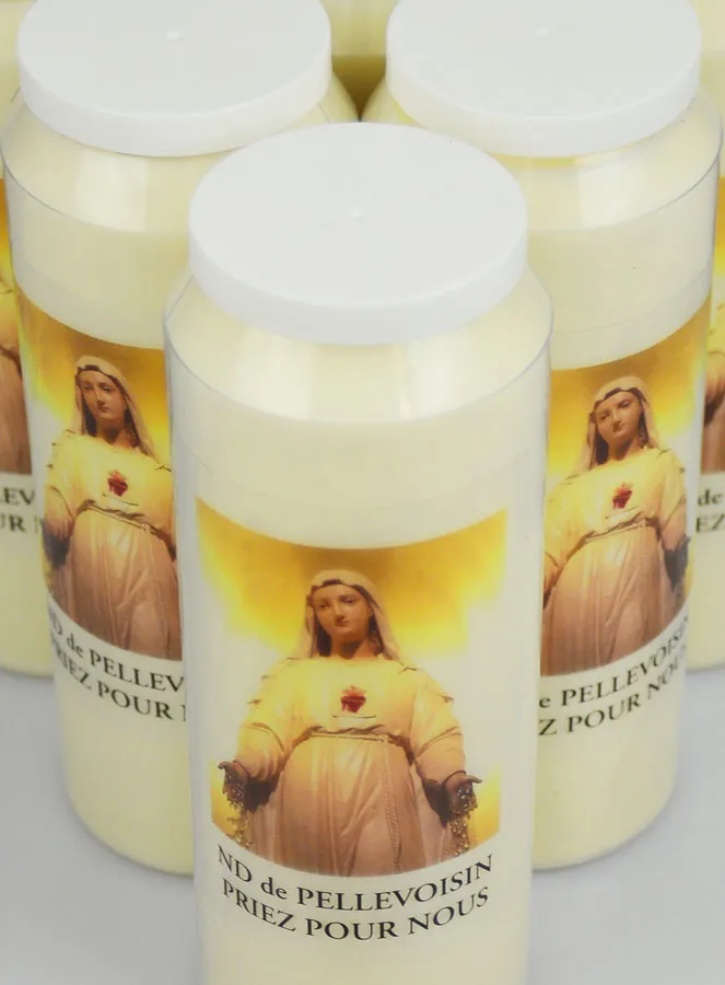 6 Novenen-Kerzen Muttergottes von Pellevoisin (pic 4)