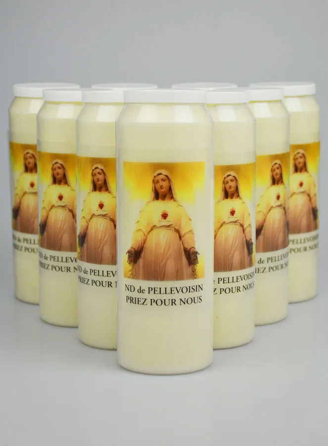 Set 10 Novenen-Kerzen Madonna von Pellevoisin (pic 1)