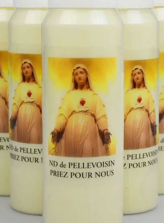 Set 10 Novenen-Kerzen Madonna von Pellevoisin (pic 3)