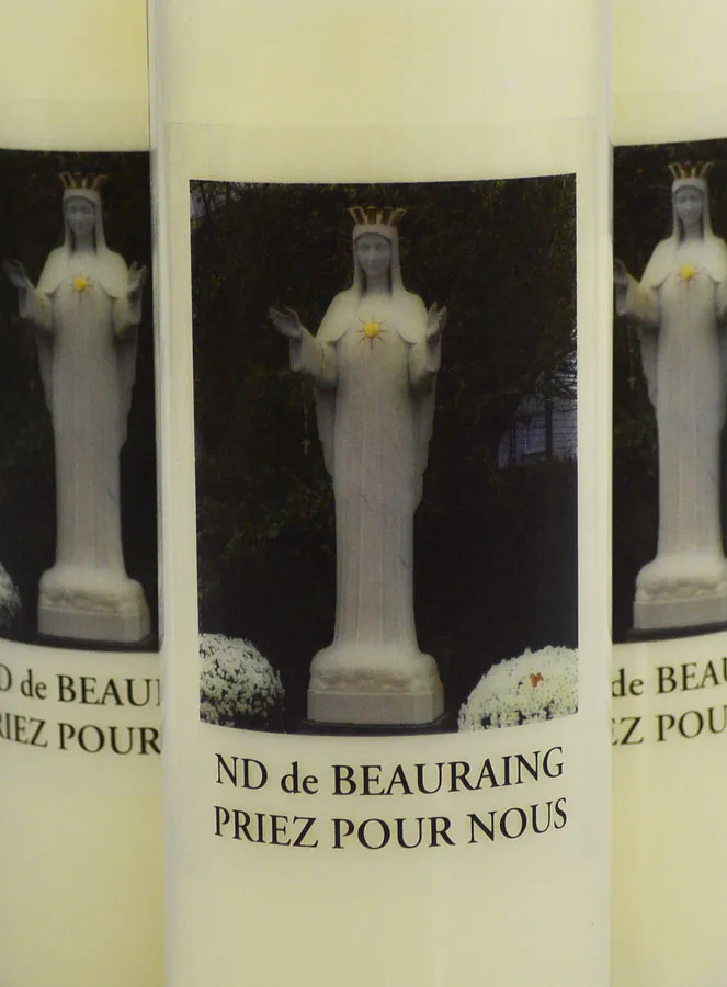 Set 3 Novenen-Kerzen Unsere Liebe Frau von Beauraing (pic 3)