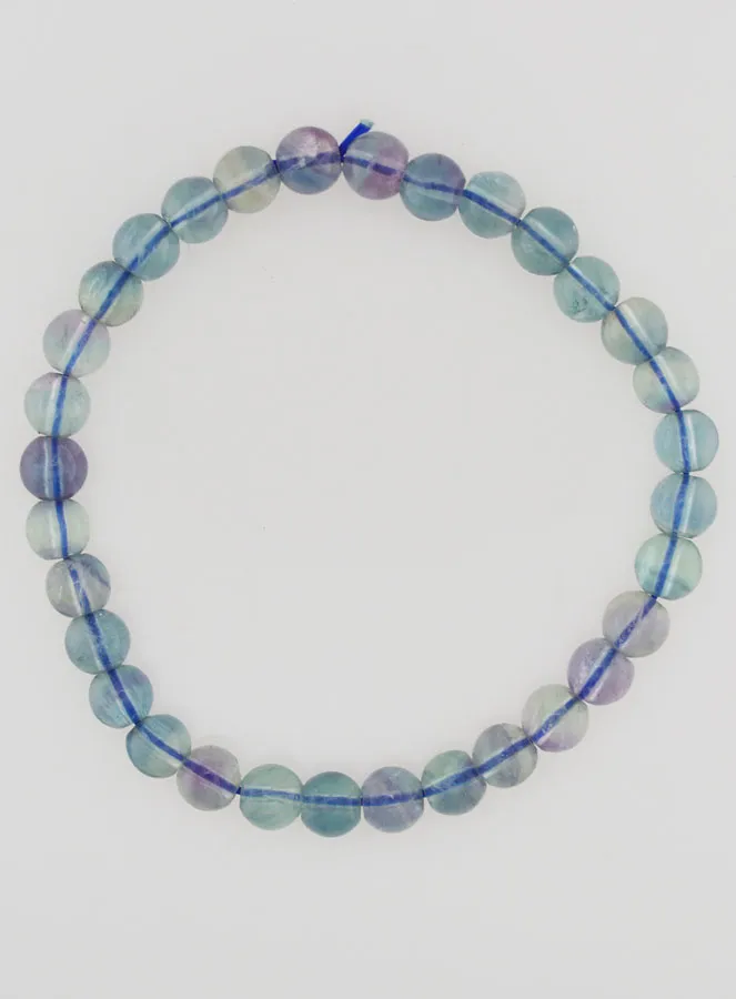 Edelstein Armband aus Blauem Fluorit AA - 6 mm (pic 1)