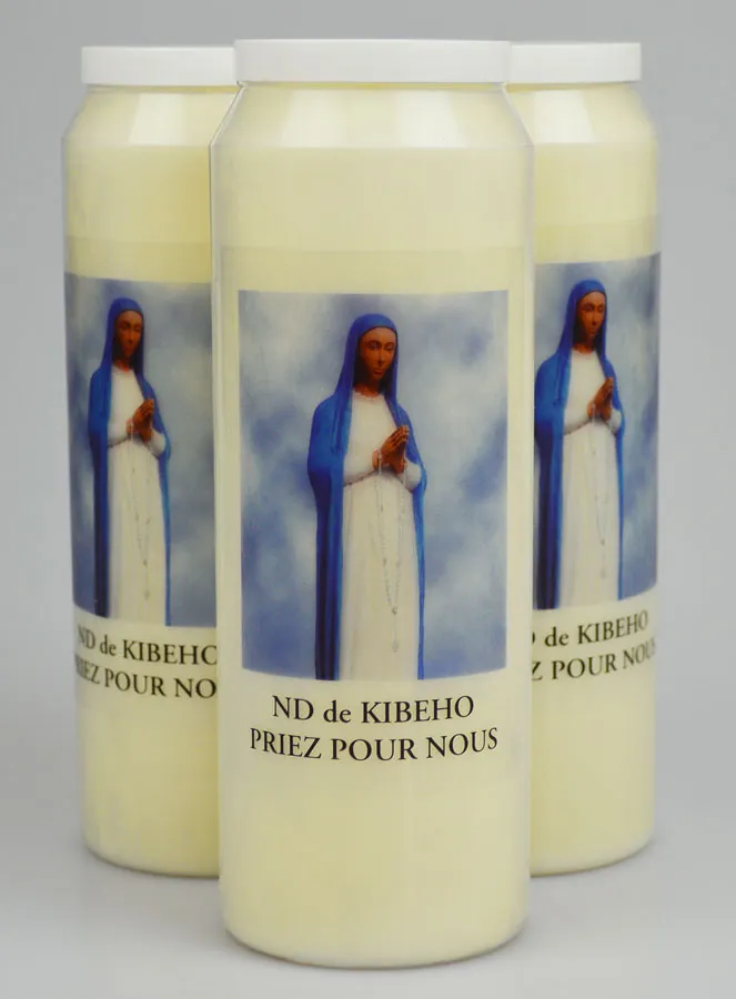 Set 3 Novenen-Kerzen zur Muttergottes von Kibeho (pic 1)