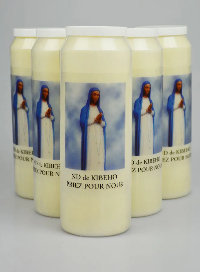 Set 6 Novenen-Kerzen zur Muttergottes von Kibeho (pic 1)