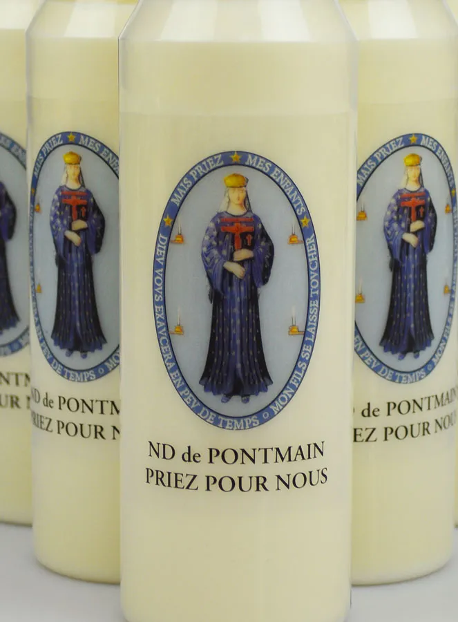 Set 6 Novenen-Kerzen zur Muttergottes von Pontmain (pic 3)
