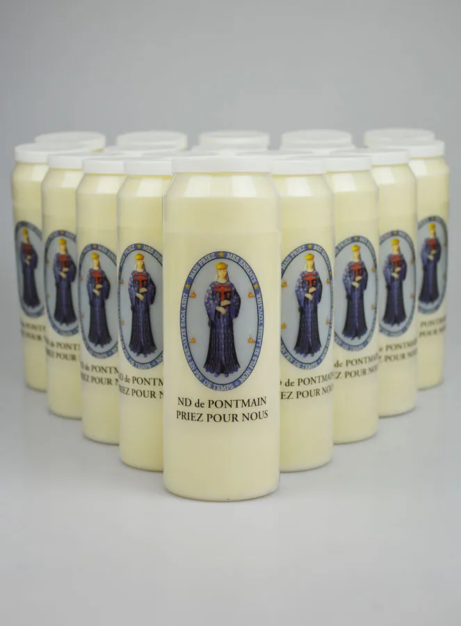 Set 20 Novenen-Kerzen zur Muttergottes von Pontmain (pic 1)