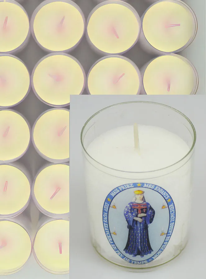 Set 48 Votivkerzen Gottesmutter von Pontmain (pic 4)