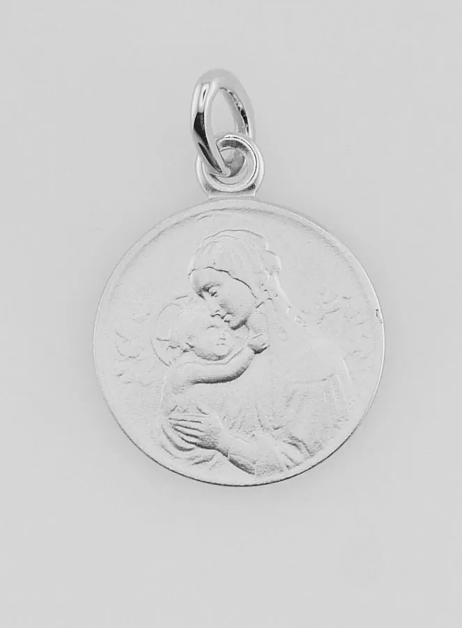 Silber Anhänger Botticellis Madonna - 16mm (pic 1)