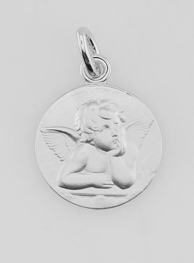 Schutzengel Anhänger Silber - 16mm (pic 1)