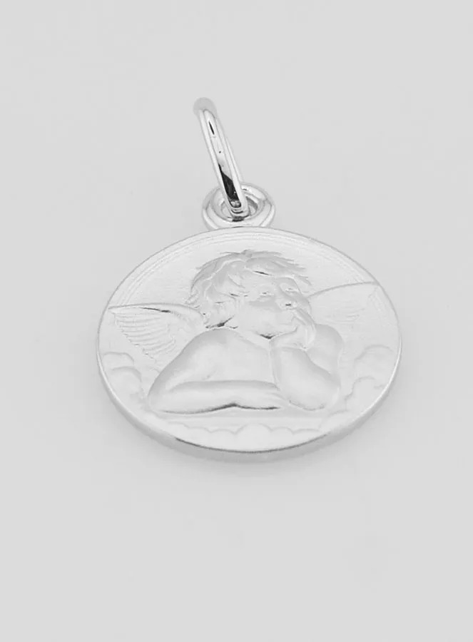 Schutzengel Anhänger Silber - 16mm (pic 2)