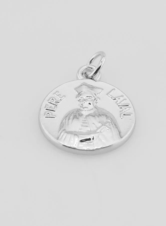 Silber Anhänger Pater Laval - 18mm (pic 2)