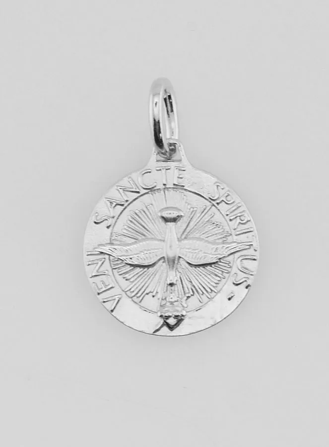 Medaille Heiliger Geist und Liturgische Hymne - 14mm (pic 1)