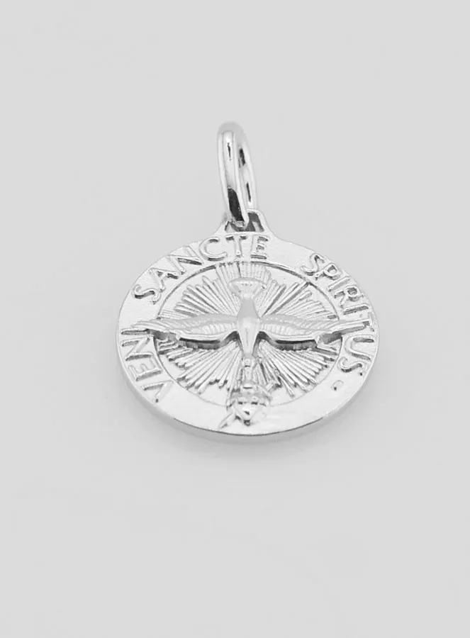 Medaille Heiliger Geist und Liturgische Hymne - 14mm (pic 2)