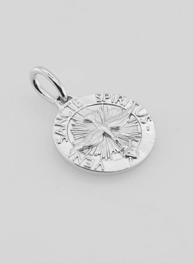 Medaille Heiliger Geist und Liturgische Hymne - 14mm (pic 3)