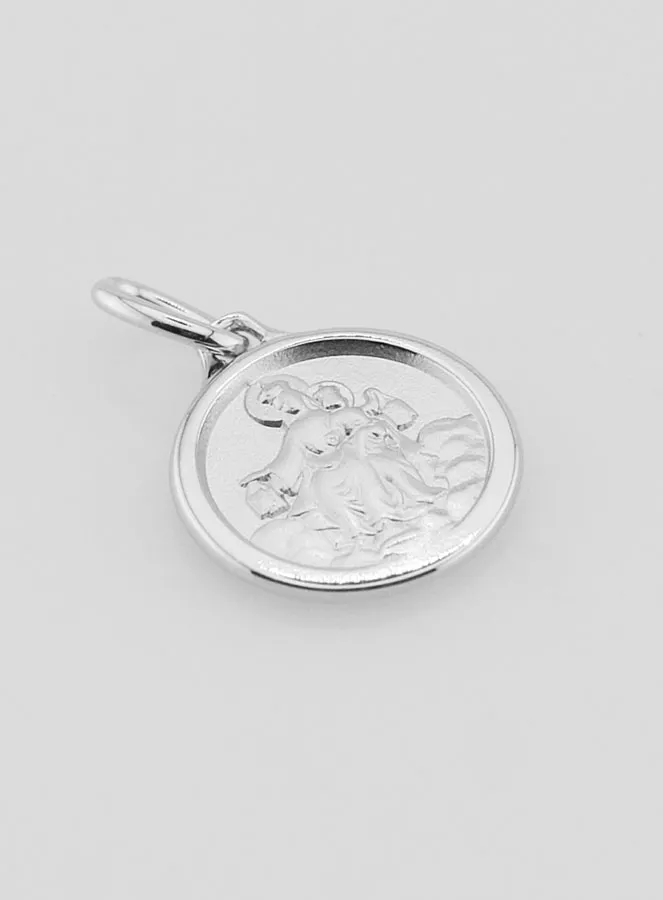 Skapulier Anhänger Silber - 14mm (pic 4)