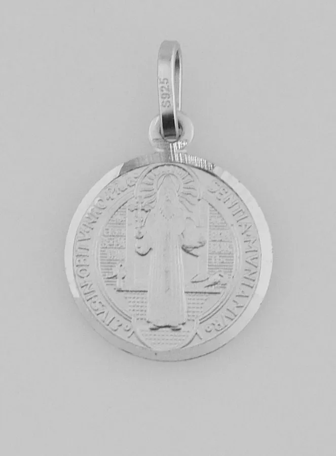 Benediktus-Medaille Silber - 14mm (pic 1)