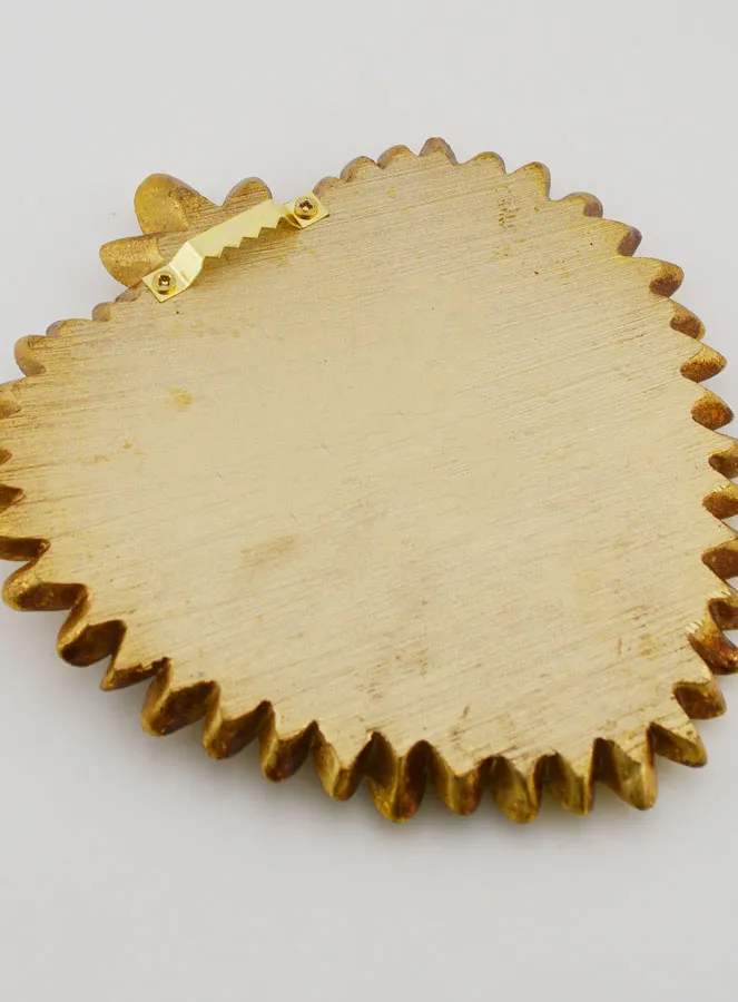 Ex Voto Wandbild Blumenherz - 16cm (pic 4)