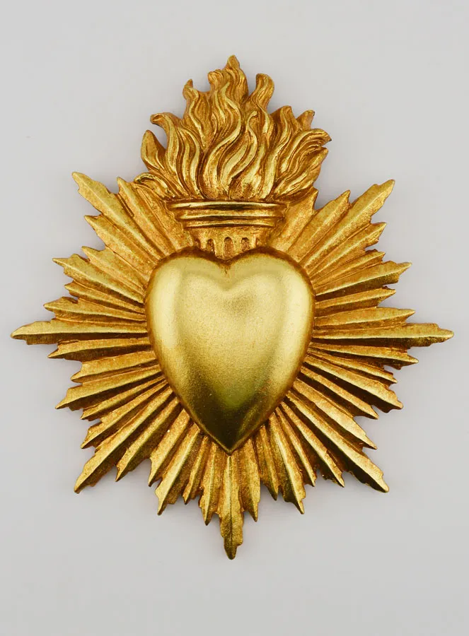 Ex Voto Wanddekoration Strahlendes Herz - 17cm (pic 1)