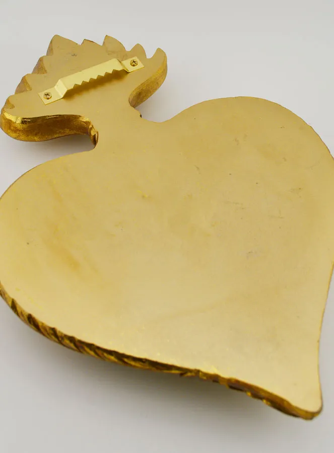 Ex Voto Wanddekoration Geschmücktes Herz - 28cm (pic 4)