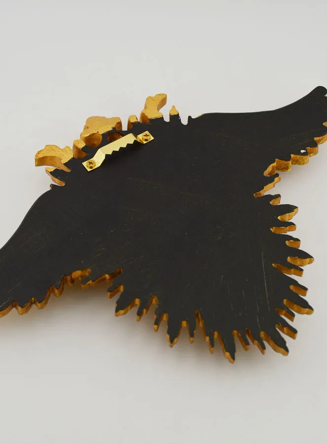 Ex Voto Wanddekoration Geflügeltes Herz - 24cm (pic 4)
