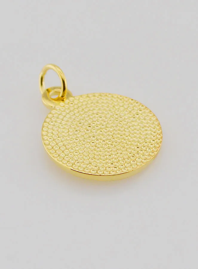 Vergoldete Medaille Pater Laval - 18mm (pic 4)