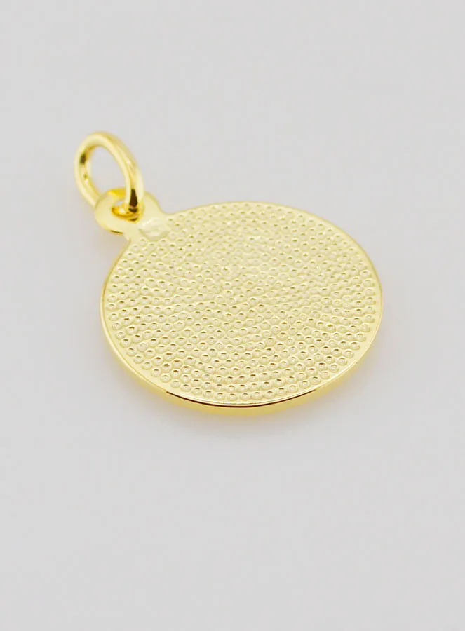 Vergoldete Medaille Heilige Rita - 18mm (pic 4)
