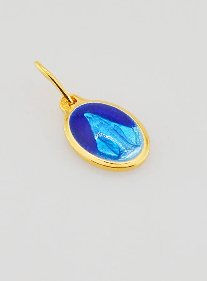 Wundertätige Medaille Blau Emaille - 10mm (pic 3)