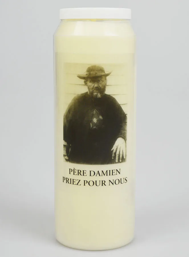 Novenen-Kerze Heiliger Pater Damian (pic 1)