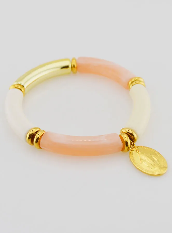 Religiöses Armband Wundertätige Medaille - Rosa (pic 3)